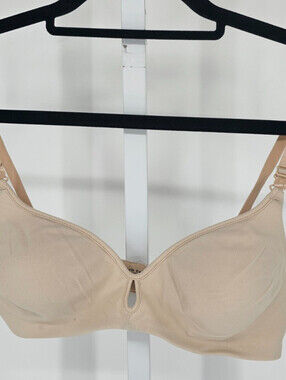 Barely There Womens Sz 36A Lightly Padded T Shirt Bra Solid Beige